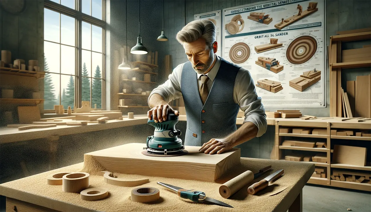 définition de ponceuse excentrique