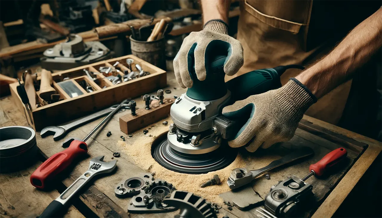 depannage de ponceuse excentrique