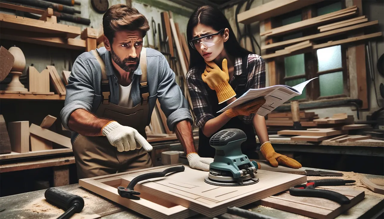 probleme de ponceuse excentrique